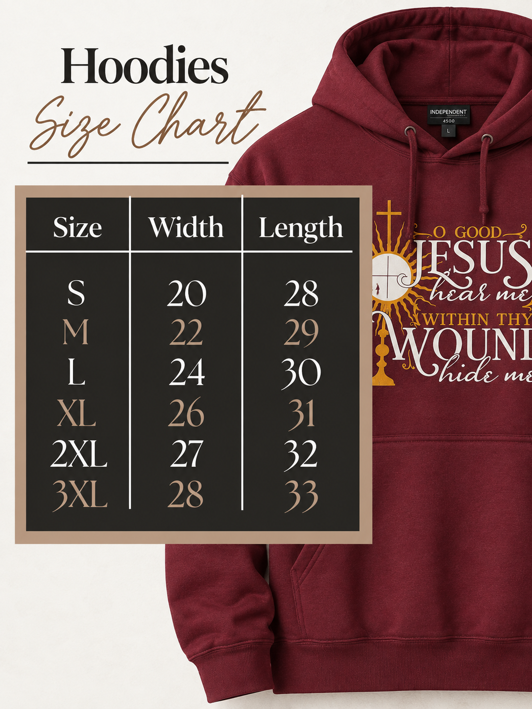 Anima Christi Hoodie